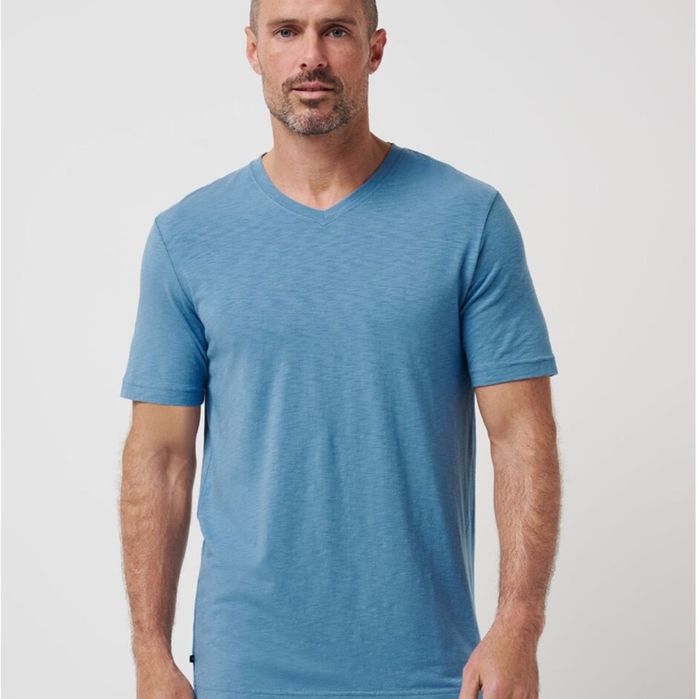 Travis Mathew Blue Cloud Tee, S